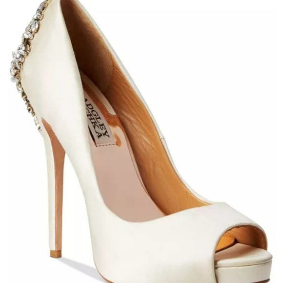 Badgley Mischka Kiara Embellished Pumps -7 - Picture 4 of 6